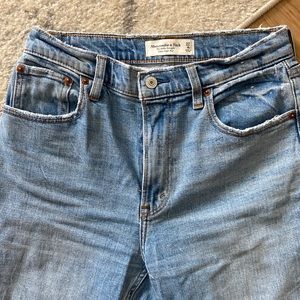 Abercrombie and Fitch Ankle Straight Ultra High Rise